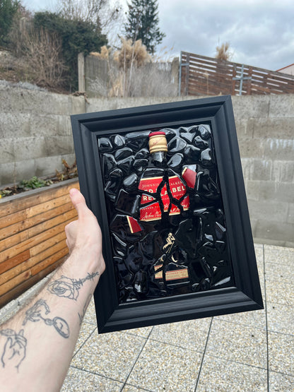 Johnnie Walker Red Label epoxy painting