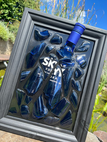 Skyy vodka epoxy painting