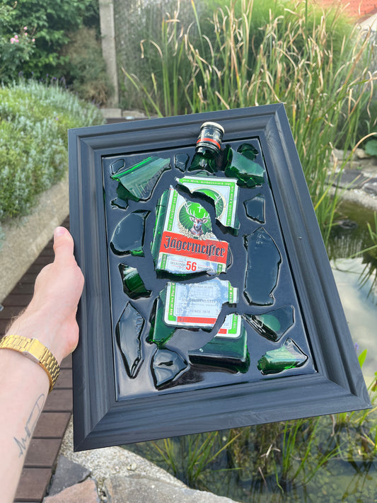 Jägermeister epoxy painting