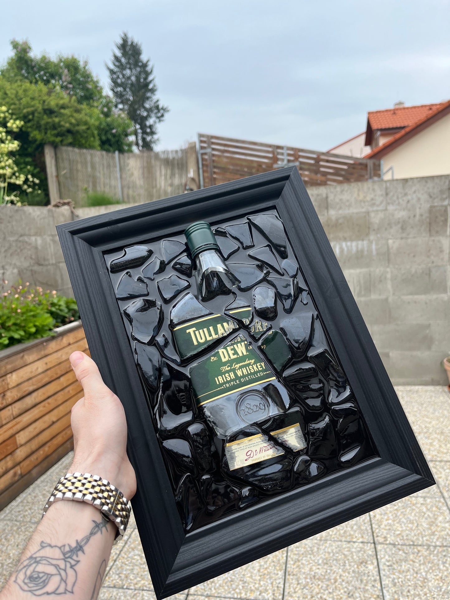 Tullamore Dew epoxy painting